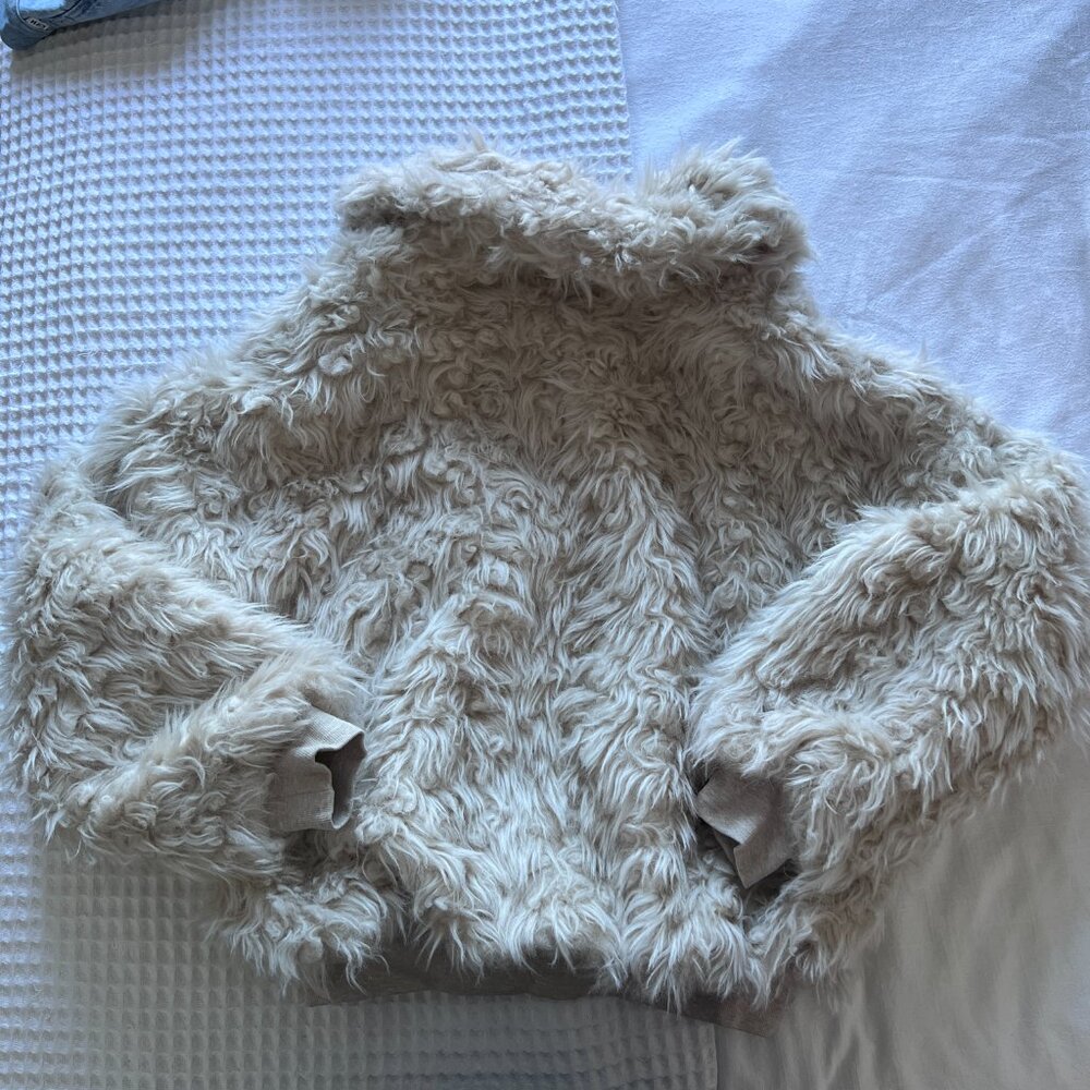 Reformation Freddie Faux Fur Bomber Jacket - Picture 5 of 7